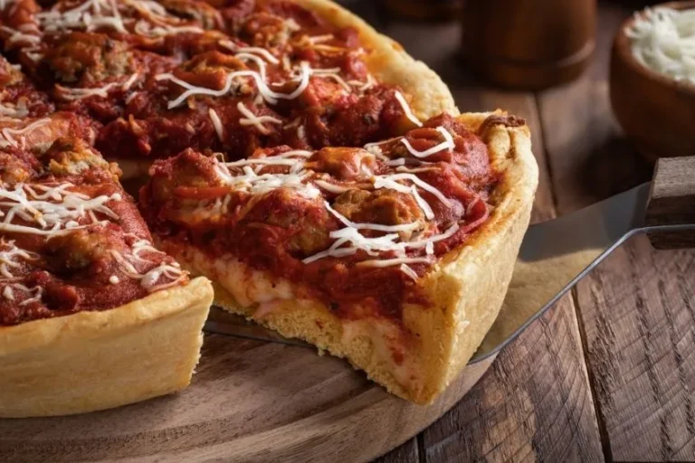 Amerikan Deep Dish (Chicago Style) Pizza Tarifi