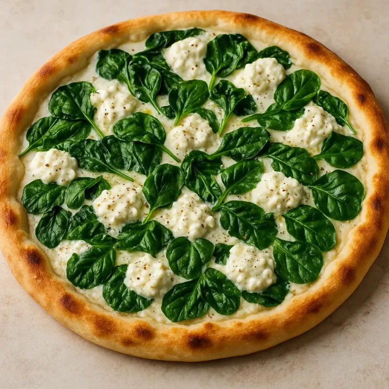 Ispanaklı Ve Ricottali Pizza Tarifi